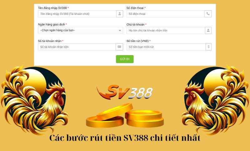 Phương pháp rút tiền nhanh gọn tại nhà cái SV388 